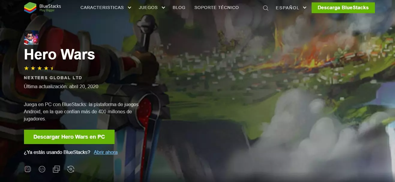 Cómo descargar Hero Wars on PC