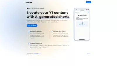 2short.ai screenshot