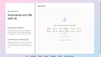 Any Summary screenshot