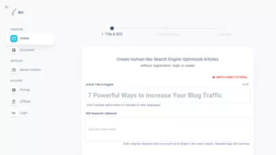AutoWrite App screenshot