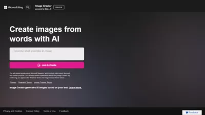 Bing Image Creator screenshot