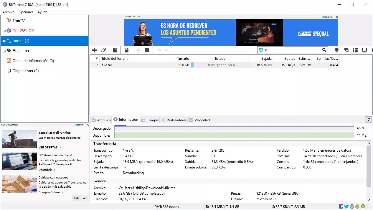 Windows 8版BitTorrentのダウンロード