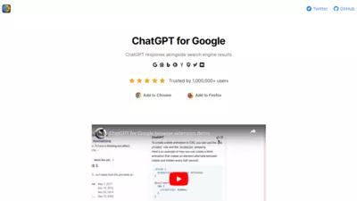 ChatGPT for Google screenshot