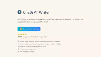 ChatGPT Writer screenshot