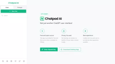 Chatpad AI screenshot
