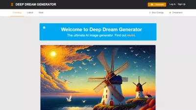 Deep Dream Generator screenshot