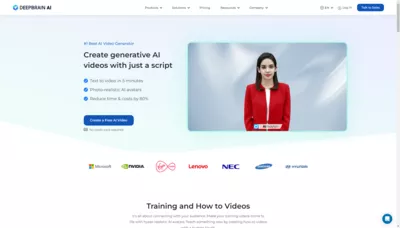 DeepBrain AI screenshot