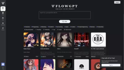 FlowGPT.com screenshot