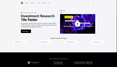 Gorilla Terminal screenshot