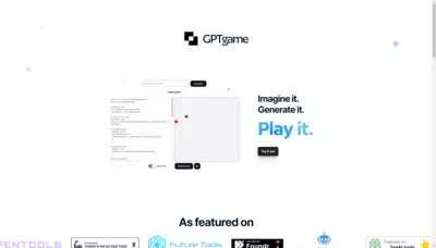 GPTGame screenshot