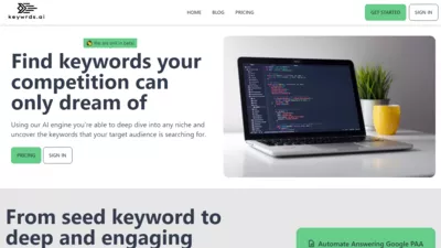 Keywrds.ai screenshot