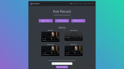 Koe Recast screenshot