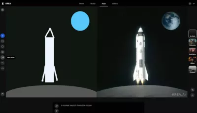 KREA screenshot