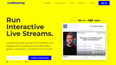 LiveReacting screenshot