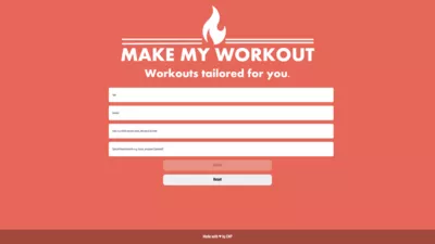 Make My Workout screenshot