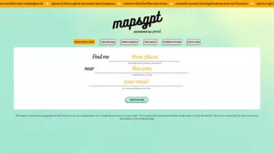 MapsGPT screenshot