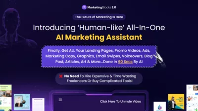 MarketingBlocks AI screenshot