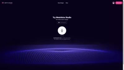 MetaVoice Studio screenshot