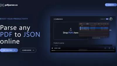 PDF Parser screenshot