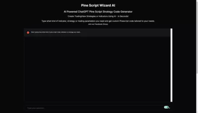 Pine Script Wizard screenshot