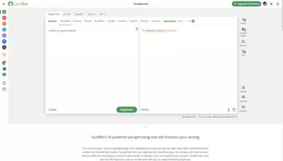 QuillBot AI screenshot
