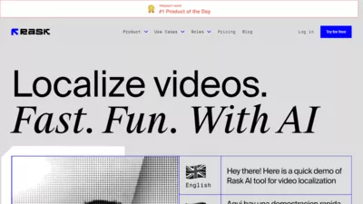 Rask.ai screenshot
