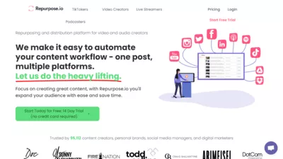 Repurpose.io screenshot