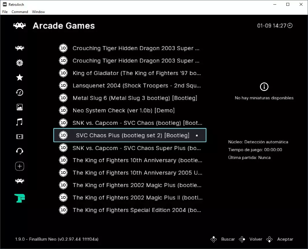 PC と AndroidのためのRetroArchの無料ダウンロード。