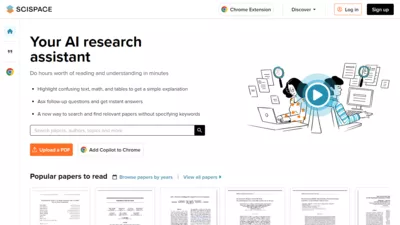 SciSpace by Typeset screenshot