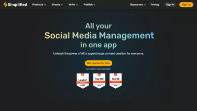 Simplified screenshot