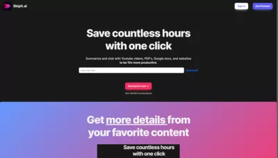 Skipit.ai screenshot