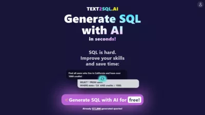 Text2SQL.AI screenshot